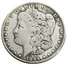Souvenir 1894 O Morgan Dollar Silver Plated Hand Made Coin - Free Shipping