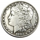 Souvenir 1883 S Morgan Dollar Silver Plated Hand Made Coin - Free Shipping