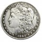 Souvenir 1885 S Morgan Dollar Silver Plated Hand Made Coin - Free Shipping