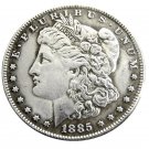 Souvenir 1885 Morgan Dollar Silver Plated Hand Made Coin - Free Shipping