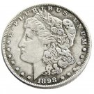 Souvenir 1898 Morgan Dollar Silver Plated Hand Made Coin - Free Shipping