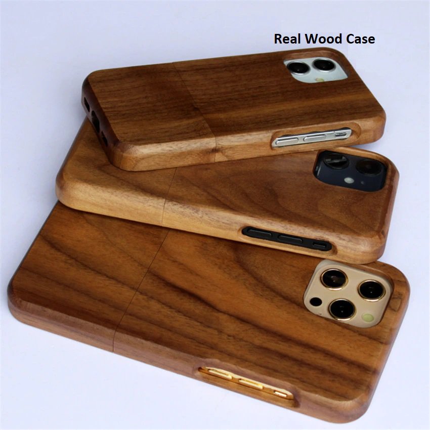 Real Bamboo Wood Iphone Case 11 / 12 / 13 / Mini/ Pro/ ProMax Free Shipping #1