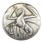 Hobo Dragon The Welsh Morgan Dollar Souvenir Coin- FREE SHIPPING