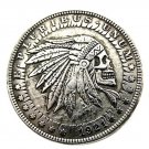 1921 Hobo Skull Indian Chief Morgan Dollar Souvenir Coin- FREE SHIPPING #2