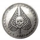Hobo Skull Pirate Morgan Dollar Souvenir Coin- FREE SHIPPING