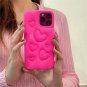 Luxary Pink Love Hearts Soft Case 11/12/13/Mini/Pro/ProMax Free Shipping