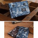Blue Camouflage Military Army Wallet Free Shipping