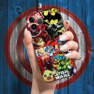 Graffiti Marvel DC Spiderman Wolverine Iron Man Batman Iphone Case Free Shipping