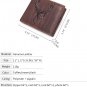 Black High Quanlity Deer Leather Wallet for Hunting Man Free Shipping