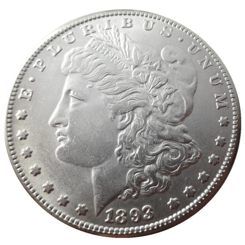 1893 CC Morgan Dollar 90% Silver Hand Made Souvenir Coin - Free Shipping