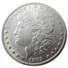 1893 CC Morgan Dollar 90% Silver Hand Made Souvenir Coin - Free Shipping