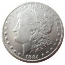 1884 Morgan Dollar 90% Silver Hand Made Souvenir Coin - Free Shipping