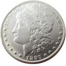 1897 Morgan Dollar 90% Silver Hand Made Souvenir Coin - Free Shipping
