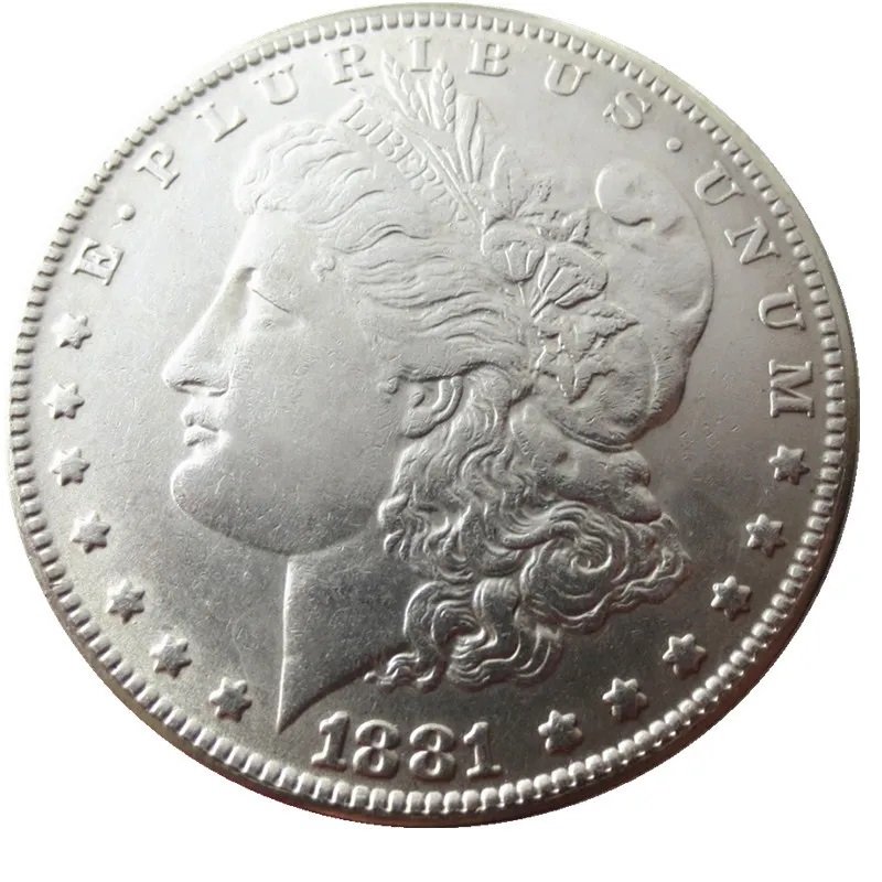 1881 S Morgan Dollar 90% Silver Hand Made Souvenir Coin - Free Shipping