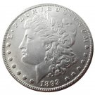 1893 S Morgan Dollar 90% Silver Hand Made Souvenir Coin - Free Shipping