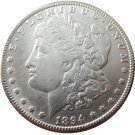 1894 S Morgan Dollar 90% Silver Hand Made Souvenir Coin - Free Shipping