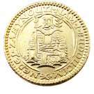 Souvenir 1933 Czechoslovakia Scare Ducat Gold Plated - free shipping