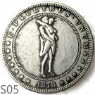 Souvenir 1878 Sexy Hobo Morgan CC Dollar Silver Plated #5 - free shipping