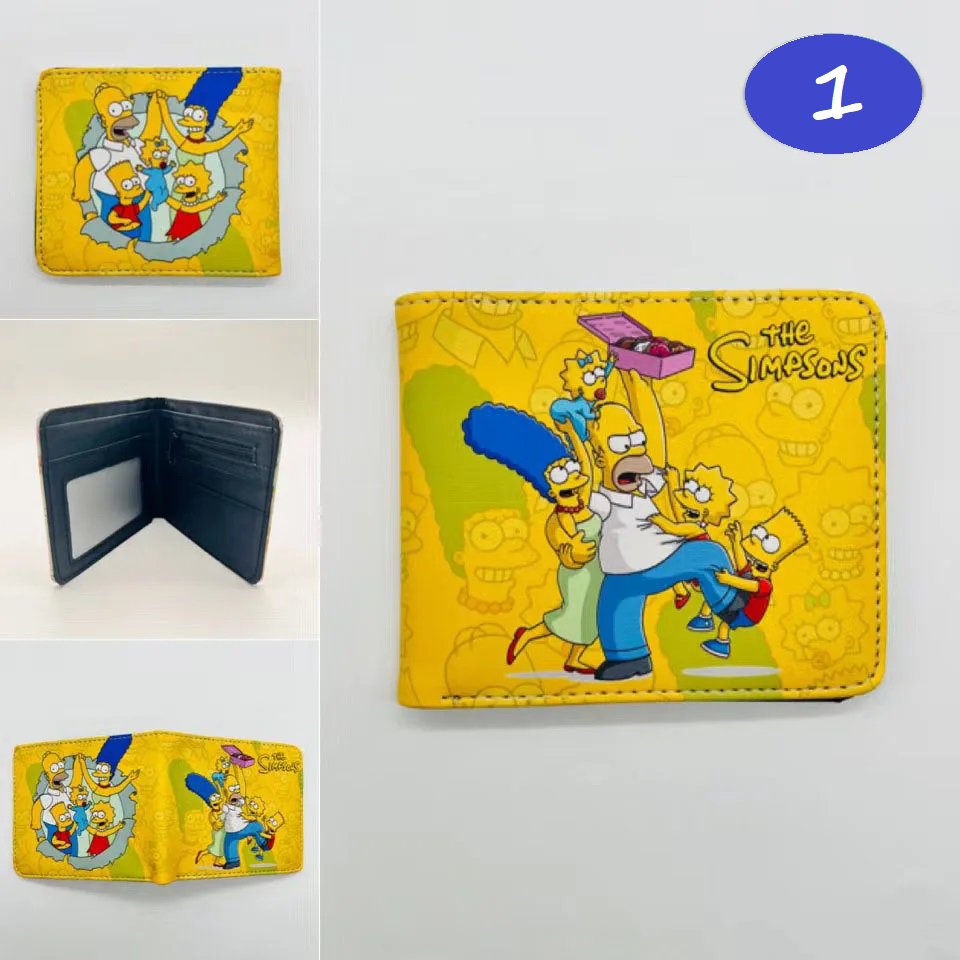 Crazy The Simpsons Homer Bart Marge Lisa Wallet #1* Free Shipping