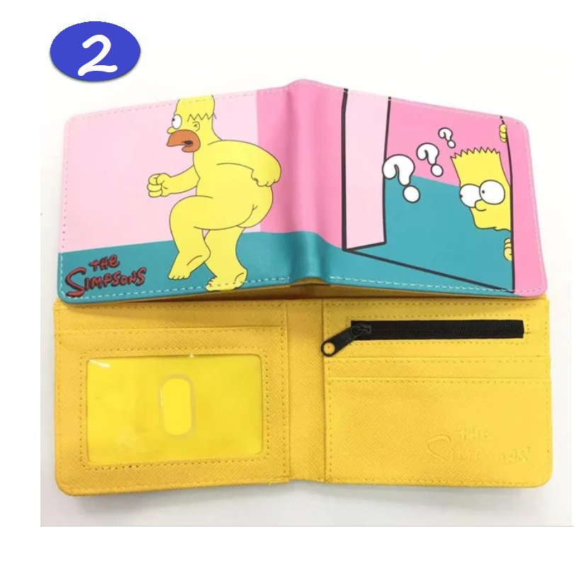 Crazy The Simpsons Homer Bart Marge Lisa Wallet #2* Free Shipping