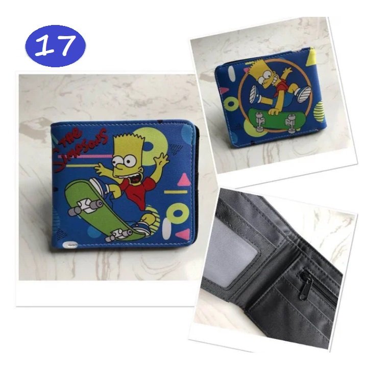 Crazy The Simpsons Homer Bart Marge Lisa Wallet #17* Free Shipping
