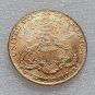 1879 Liberty Head Gold Plated USA $20 Dollar Souvenir Coun - free shipping