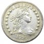 1796 Draped Bust Quarter Dollar Silver Plated Souvenir Coun - free shipping