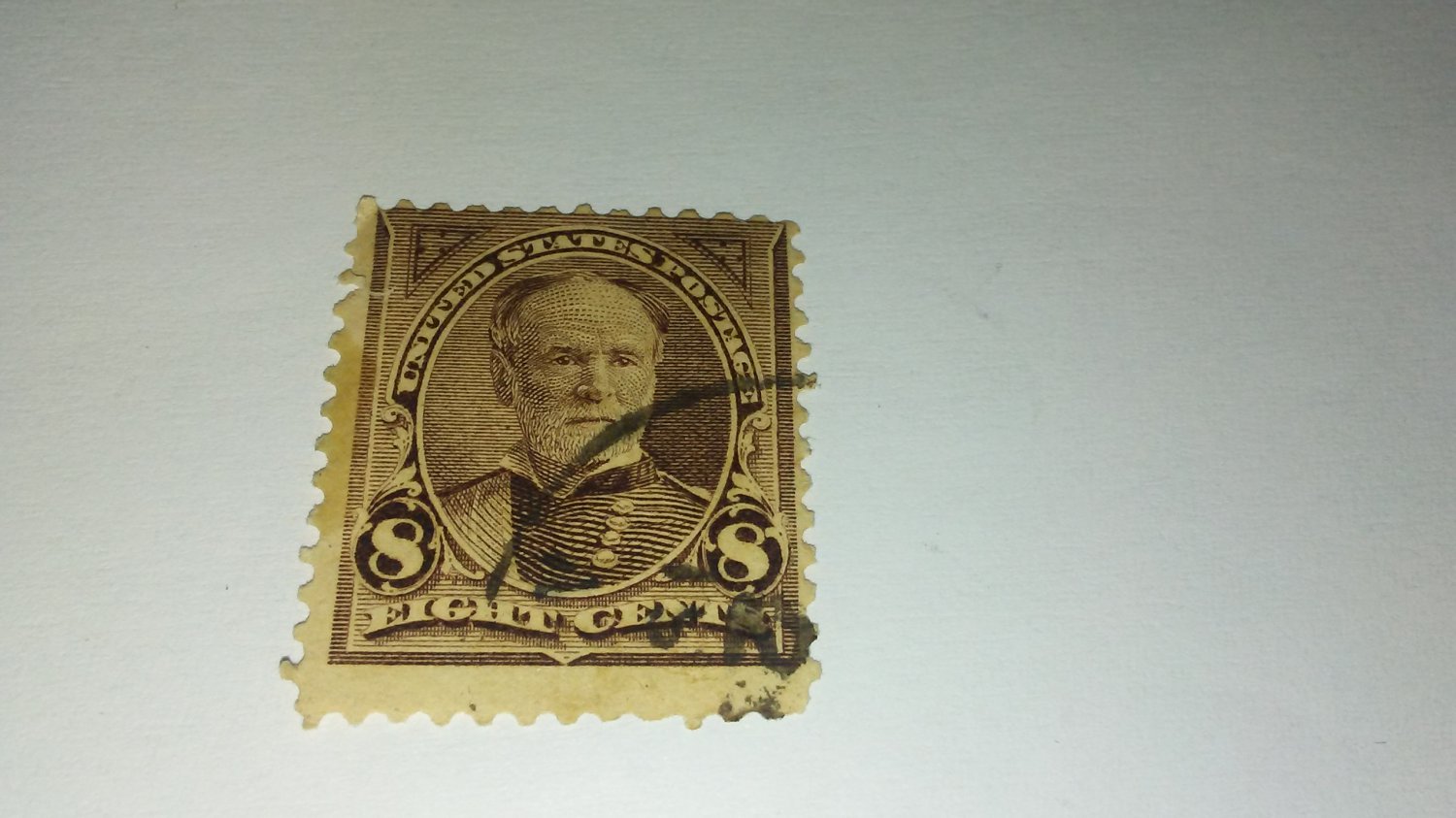 William T Sherman 8 cent US stamp