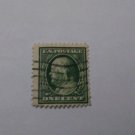 Benjamin Franklin 1 cent stamp used 1908