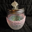 Glass Jar w/knob on lid