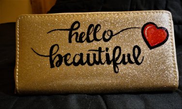 Gold Glitter Wallet