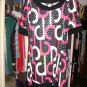 Pretty Black and pink dress JUNiORS sz M