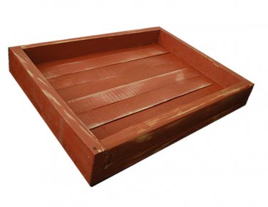Giant Wood / Wooden Display / Serving Tray - 36" x 18" - Amber Distressed - Deco