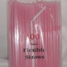 10,000 Straws - Flex/Flexible Drinking Straws -Luau - Wedding - Party -  Pink
