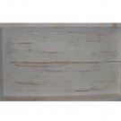 Wood Display / Serving Tray - 16" x 12" - White Distressed - Decorative Distress