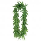 Luau Hawaiian Party Supply Green Leaves Leis/Lei (12) - Party Supplies