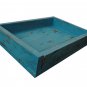 Wood Display / Serving Tray - 24" x 12" - Turquoise Distressed - Decorative Dist