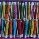 144 pieces Food Picks - Luau Parasol Design - Luau Party Supplies - Umbrella