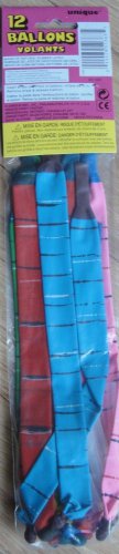 144 Rocket Flying Balloons Assorted colors - Summer Fun - Unique - New
