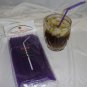 100 Straws - Flex/Flexible Drinking Straws - Luau - Wedding Party - Purple