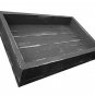 Wood Display / Serving Tray - 16" x 12" - Black Distressed - Decorative Distress
