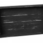 Wood Display / Serving Tray - 16" x 12" - Black Distressed - Decorative Distress