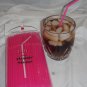 100 Straws - Flex/Flexible Drinking Straws - Luau - Wedding - Party - Hot Pink