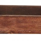 18" Rustic Red Oak Wood / Wooden Box Planter Display Centerpiece - Wedding Brida