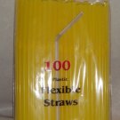 10,000 Straws - Flex/Flexible Drinking Straws -Luau - Wedding - Party -  Yellow