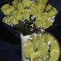 84 Silk Rose Flowers w/Raindrops - Wedding Flowers - Bridal/Floral - Sage