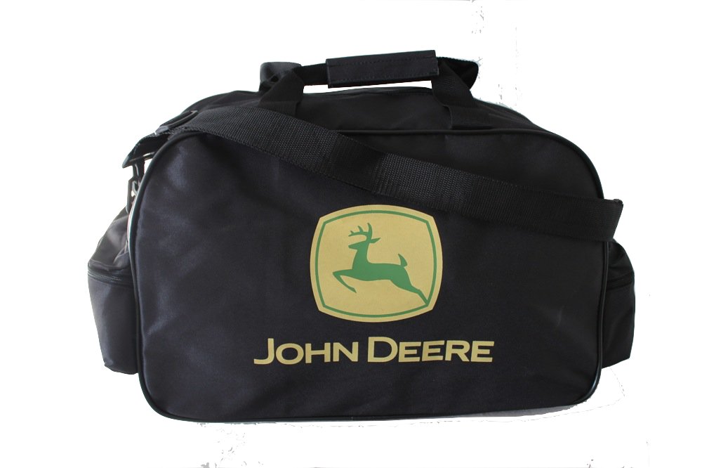 John Deere Black Duffel Bag / Sports / Gym / Travel Free FEDEX Shipping