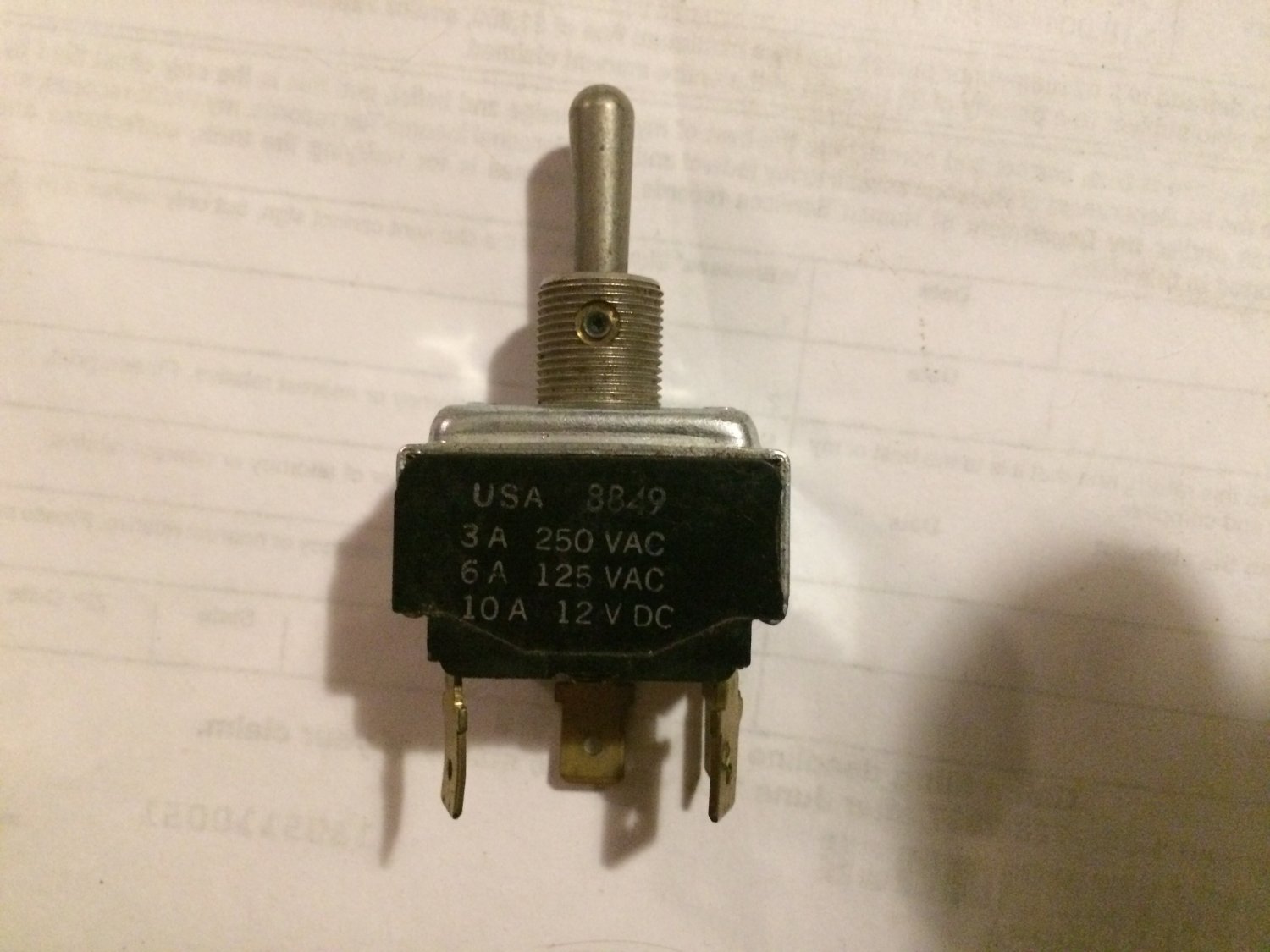 Cole hersee 4 terminal Toggle Switch