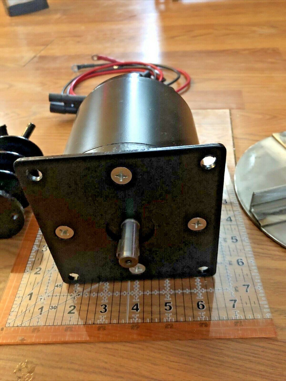 Salt Spreader Repair Kit Motor Spinner Auger, 2 Hubs 2 Wires Fits Meyer