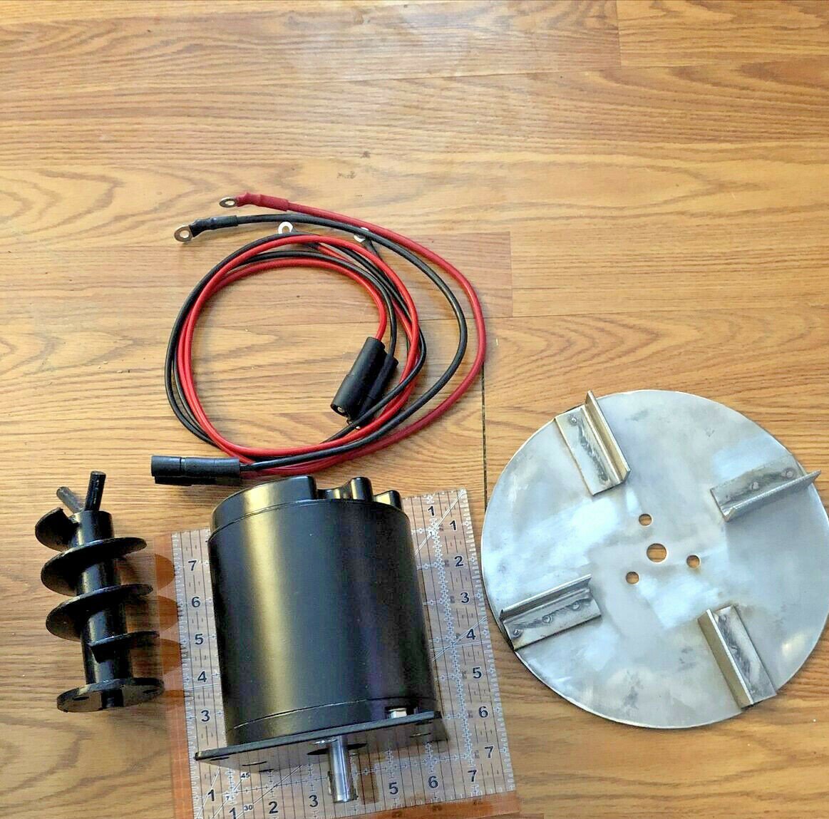 Salt Spreader Repair Kit Motor Spinner Auger Hub Wire For Buyers Salt Spreaders
